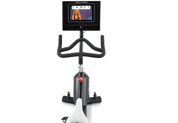 ProForm stationary bike with screen.