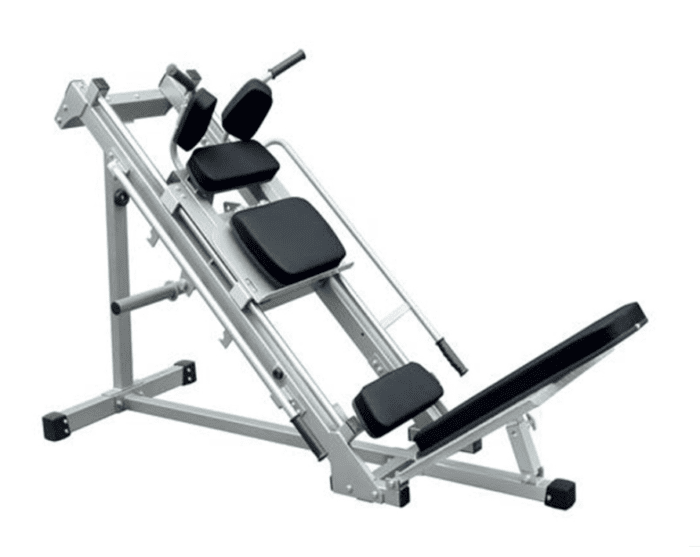 Leg press machine for gym use.