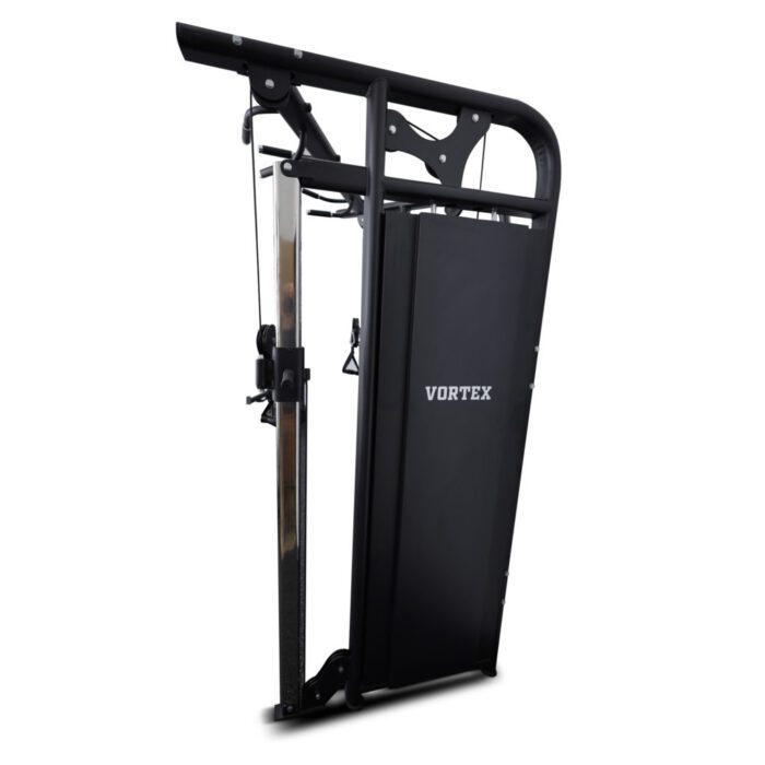 Black Vortex home gym cable machine.