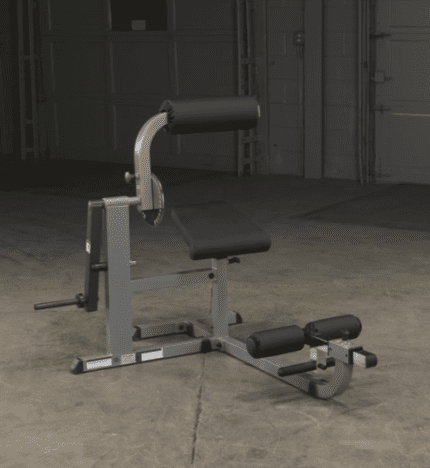 Roman chair exercise equipment for back workouts.