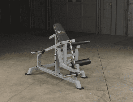 Leg extension machine for gym use.