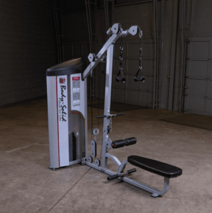 Body-Solid lat pulldown machine.