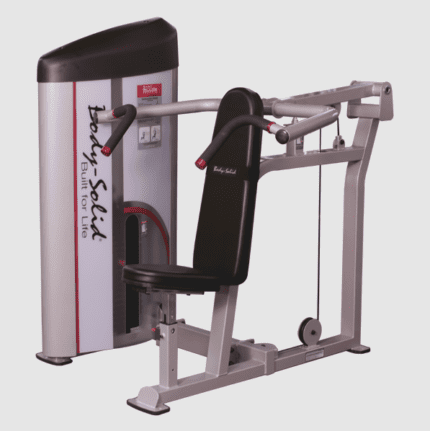 Body-Solid shoulder press machine.