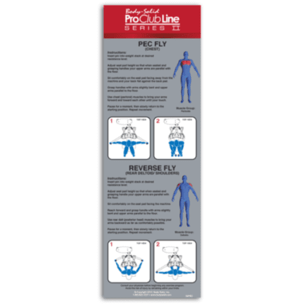 ProClub Line Series II chest and rear deltoid exercises.