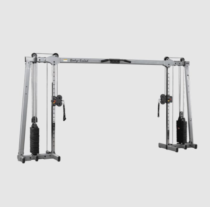 Body-Solid dual cable crossover machine.