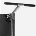 Adjustable pull-up bar attachment.