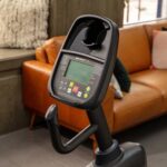 SportsArt C55 upright bike console.