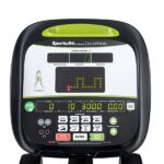 SportsArt elliptical machine console display.