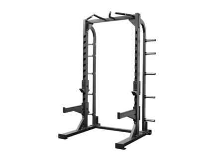 Power rack for weightlifting and strength training.
