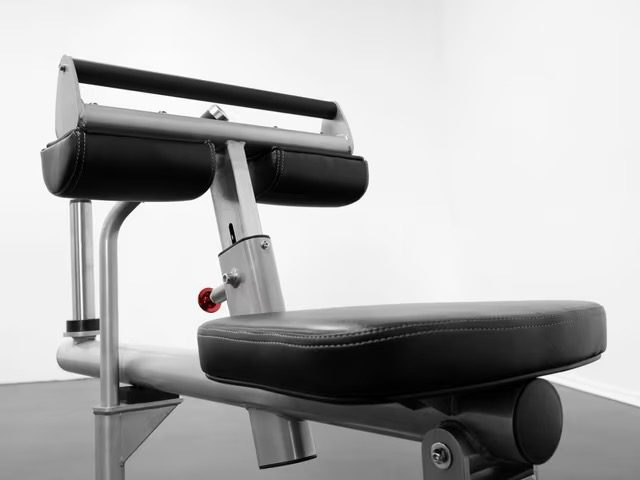 Exercise equipment in a minimalistic gym setting. Exercise equipment in a minimalistic gym setting.
