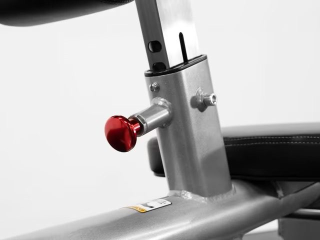 Gym equipment adjustment knob in focus. Gym equipment adjustment knob in focus.